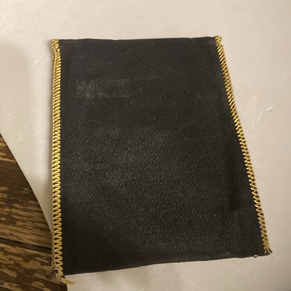 Vintage West Germany mirror and small makeup pouch embroidered. Antique - Picture 3 of 13